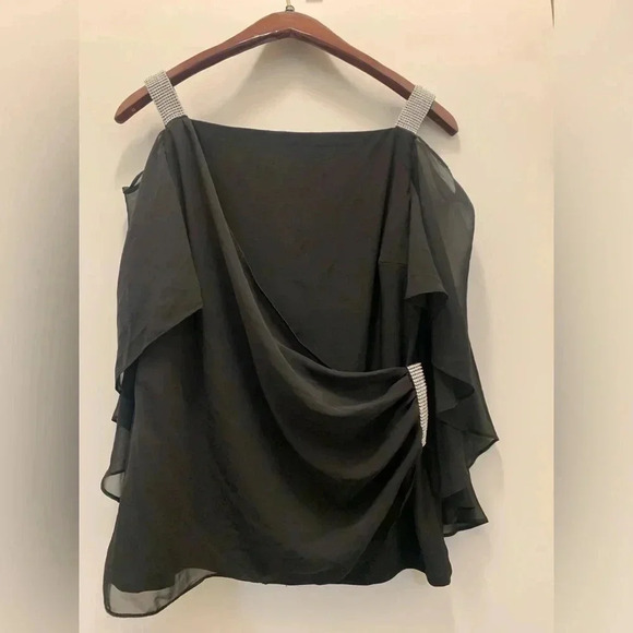 MSK EMBELLISHED BLOUSE  M - Picture 4 of 6